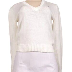 RALPH LAUREN SPORT Logo Knit V-Neck Sweater